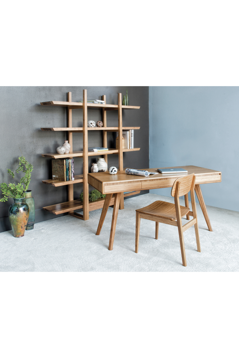 3-Drawer Bamboo Writing Desk | Greenington Currant | Woodfurniture.com