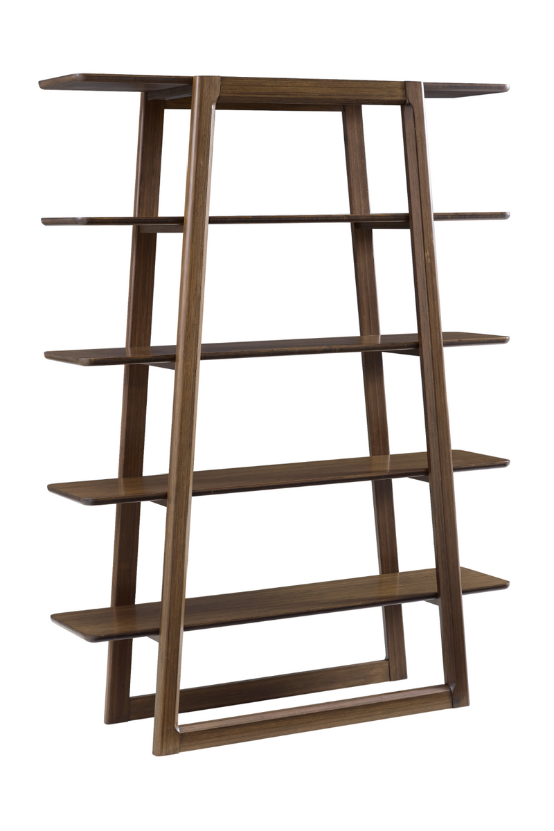 Bamboo Ladder Bookshelf | Greenington Currant | Woodfurniture.com