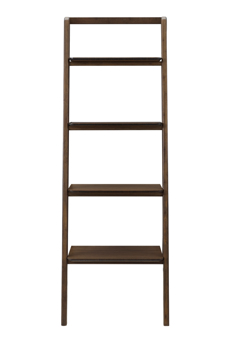 Bamboo Leaning Bookshelf | Greenington Currant | Woodfurniture.com