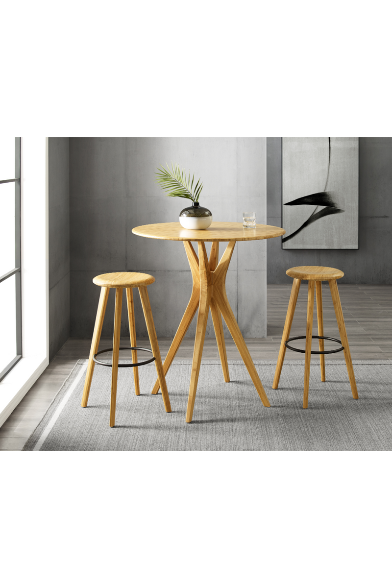 Caramelized Bamboo Bar Table | Greenington Mimosa | Woodfurniture.com