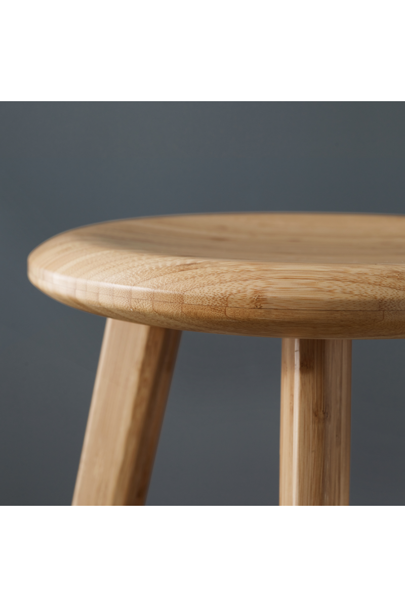 Natural Bamboo Bar Stools (2) | Greenington Mimosa | Woodfurniture.com