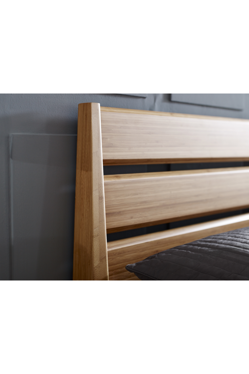 Beveled Bamboo Platform Bed | Greenington Sienna | Woodfurniture.com