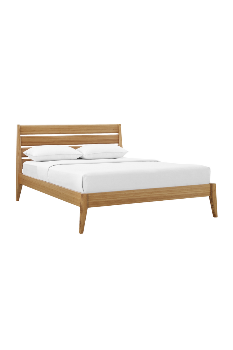 Beveled Bamboo Platform Bed | Greenington Sienna | Woodfurniture.com