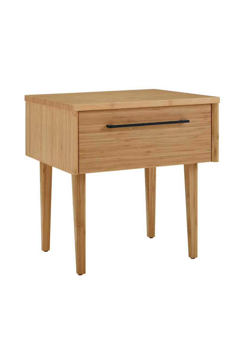 Beveled Bamboo 1-Drawer Nightstand | Greenington Sienna | Woodfurniture.com