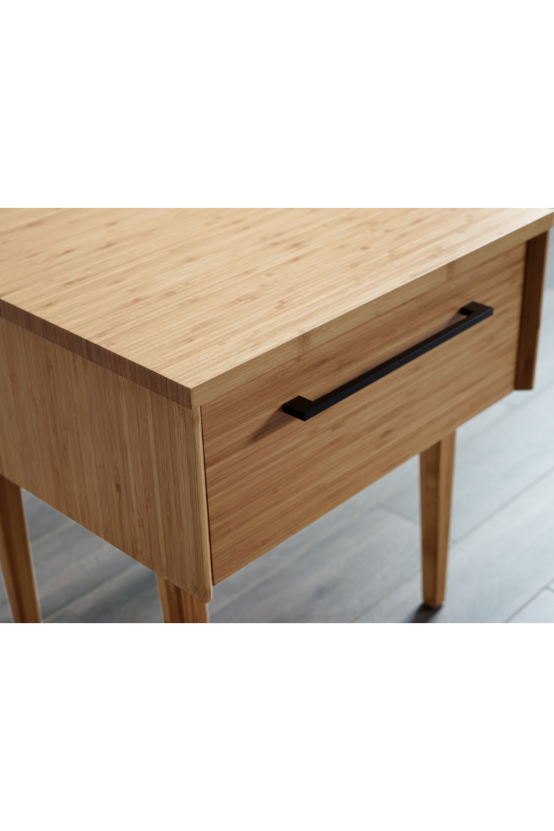 Beveled Bamboo 1-Drawer Nightstand | Greenington Sienna | Woodfurniture.com