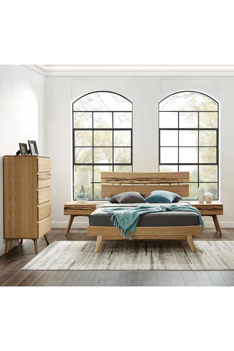 Solid Bamboo Platform Bed | Greenington Azara | Woodfurniture.com