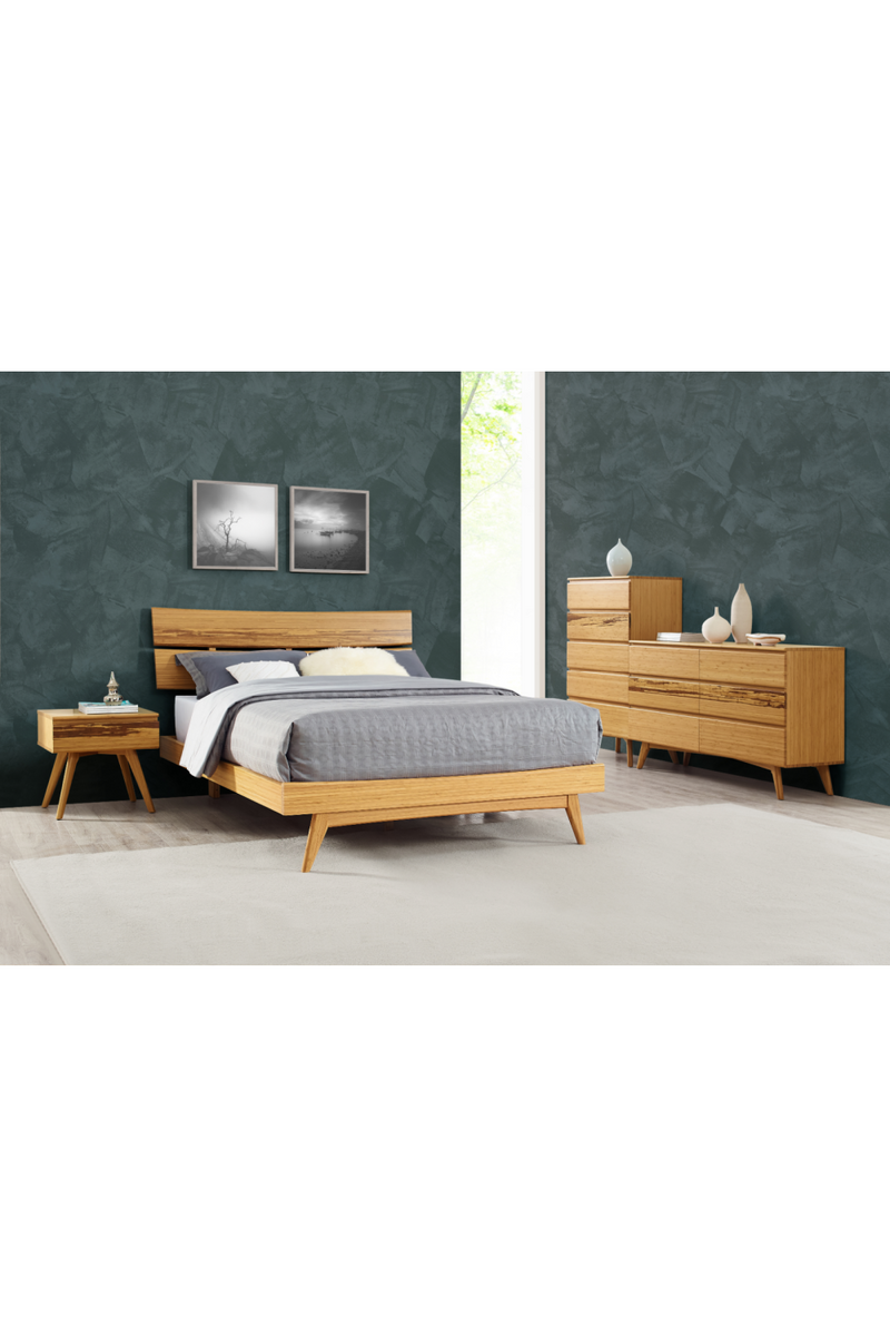 Solid Bamboo Platform Bed | Greenington Azara | Woodfurniture.com