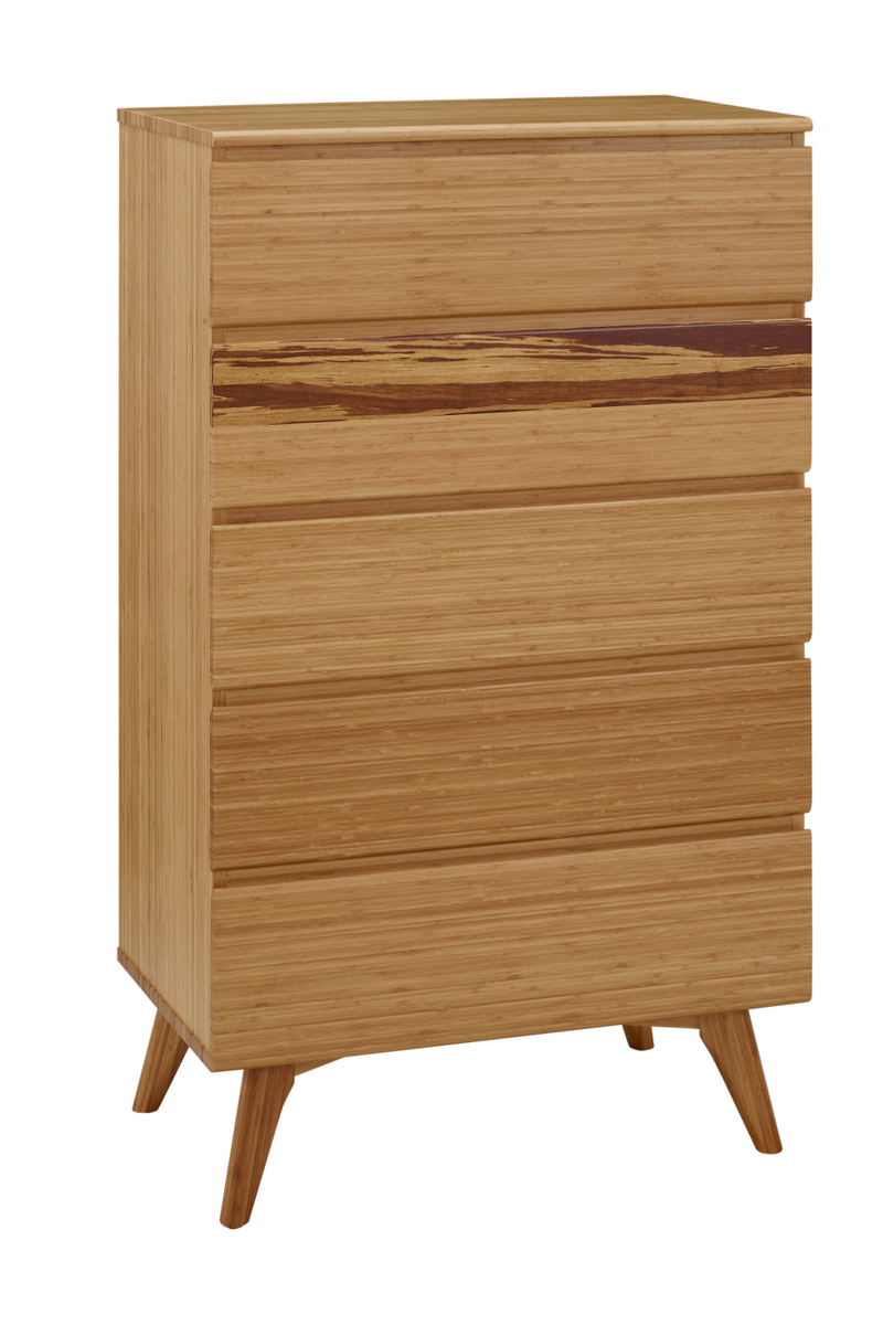 Bamboo High Drawer Chest | Greenington Azara | Woodfurniture.com