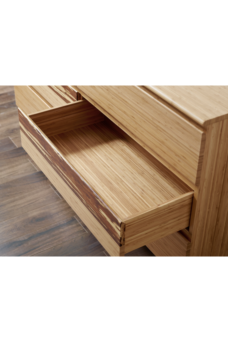 Bamboo High Drawer Chest | Greenington Azara | Woodfurniture.com