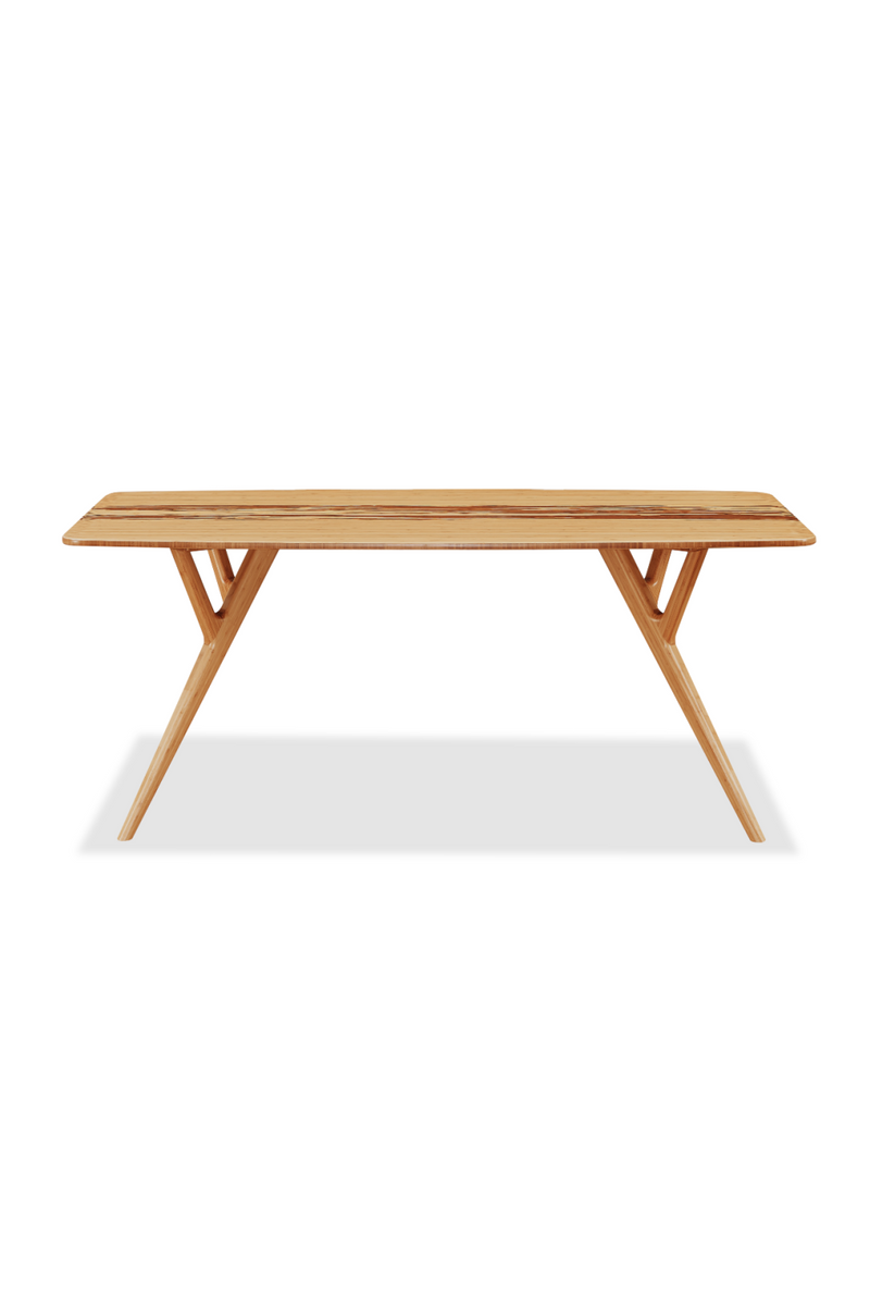 Tiger Bamboo Accented Dining Table | Greenington Azara | Woodfurniture.com