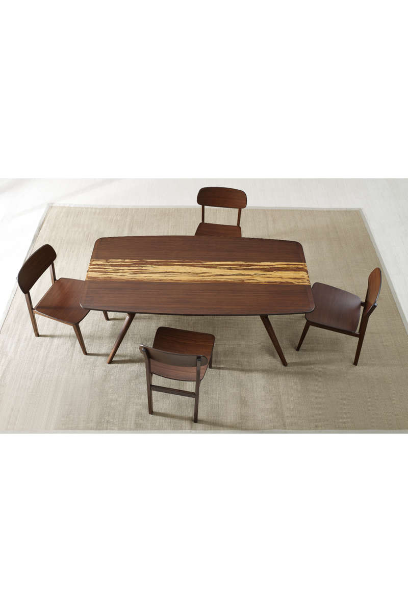 Tiger Bamboo Accented Dining Table | Greenington Azara | Woodfurniture.com