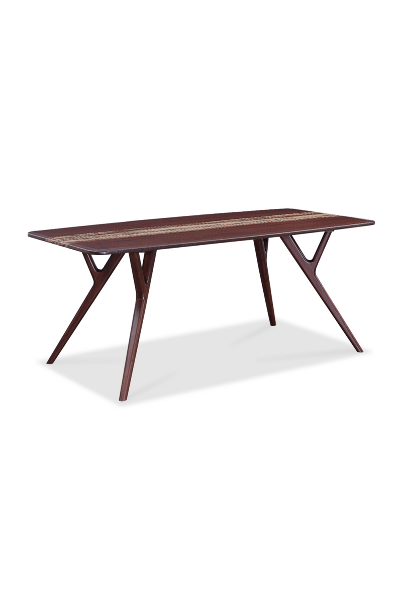 Tiger Bamboo Accented Dining Table | Greenington Azara | Woodfurniture.com