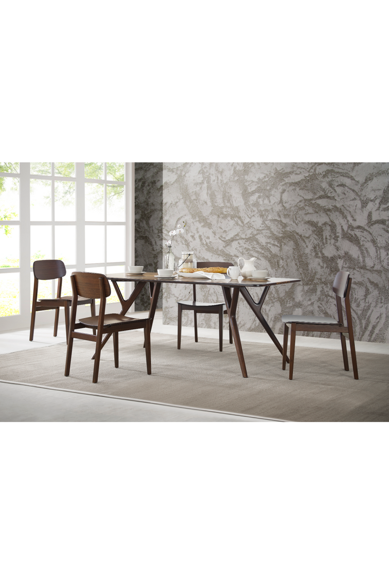 Tiger Bamboo Accented Dining Table | Greenington Azara | Woodfurniture.com