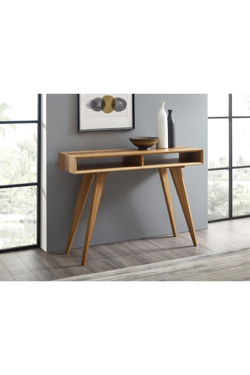 Modern Bamboo Console Table | Greenington Azara | Woodfurniture.com