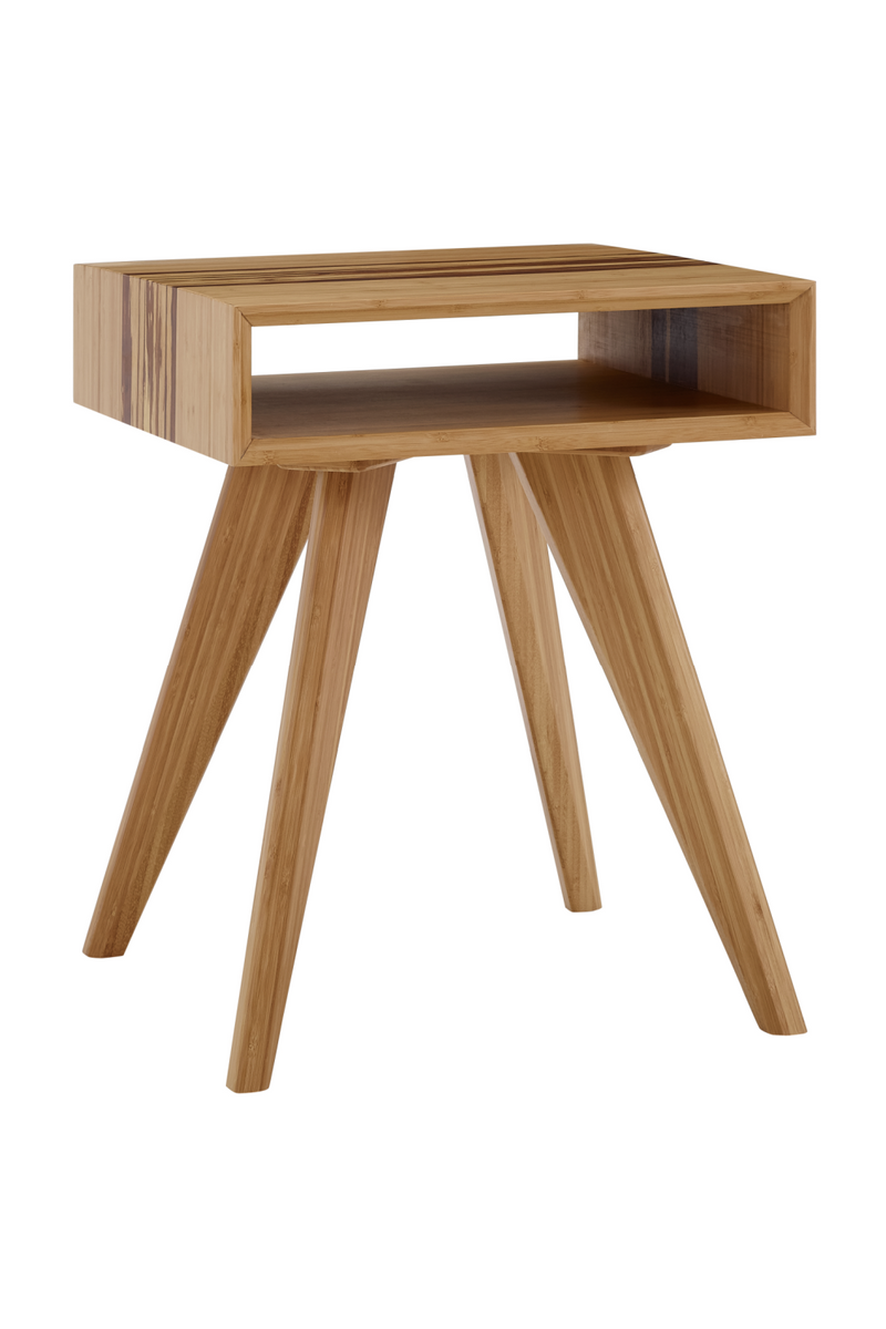 Tapered-Leg Bamboo End Table | Greenington Azara | Woodfurniture.com