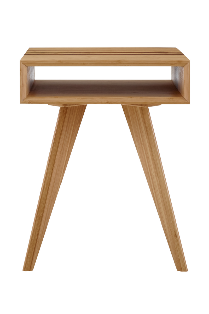 Tapered-Leg Bamboo End Table | Greenington Azara | Woodfurniture.com