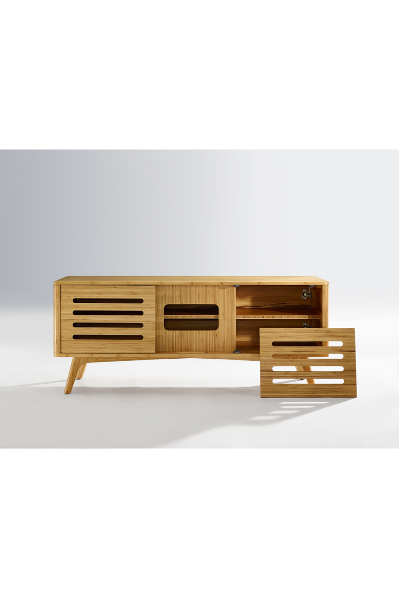 Solid Bamboo Media Cabinet | Greenington Azara | Woodfurniture.com