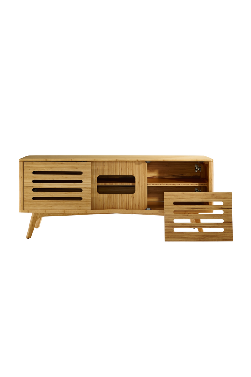 Solid Bamboo Media Cabinet | Greenington Azara | Woodfurniture.com