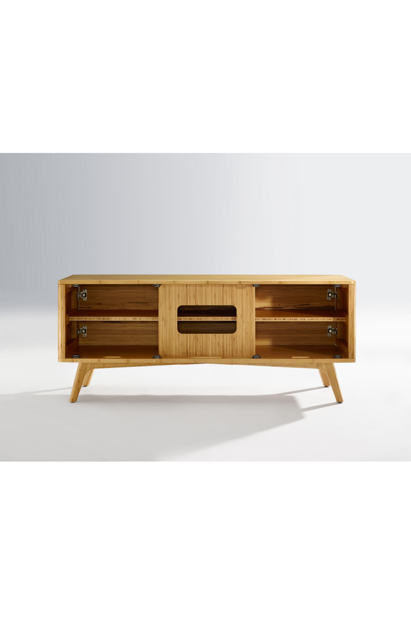 Solid Bamboo Media Cabinet | Greenington Azara | Woodfurniture.com