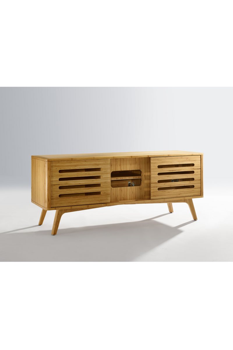 Solid Bamboo Media Cabinet | Greenington Azara | Woodfurniture.com