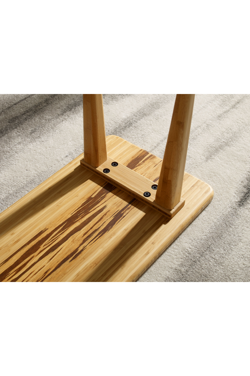 Beveled Bamboo Bench | Greenington Azara | Woodfurniture.com