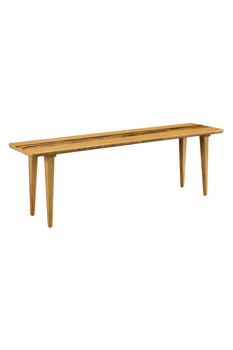 Beveled Bamboo Bench | Greenington Azara | Woodfurniture.com