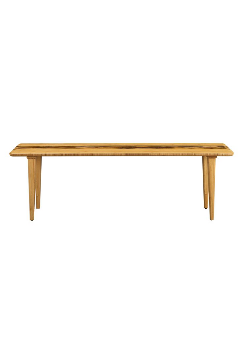 Beveled Bamboo Bench | Greenington Azara | Woodfurniture.com