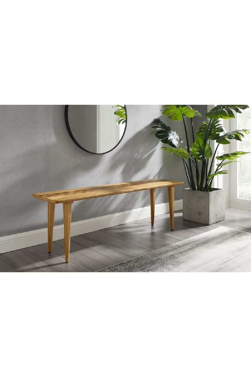 Beveled Bamboo Bench | Greenington Azara | Woodfurniture.com