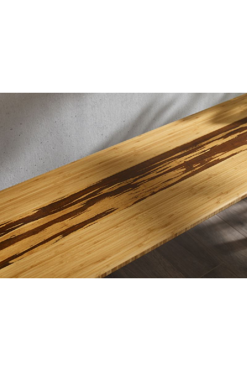 Beveled Bamboo Bench | Greenington Azara | Woodfurniture.com