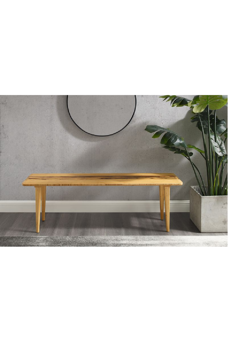 Beveled Bamboo Bench | Greenington Azara | Woodfurniture.com