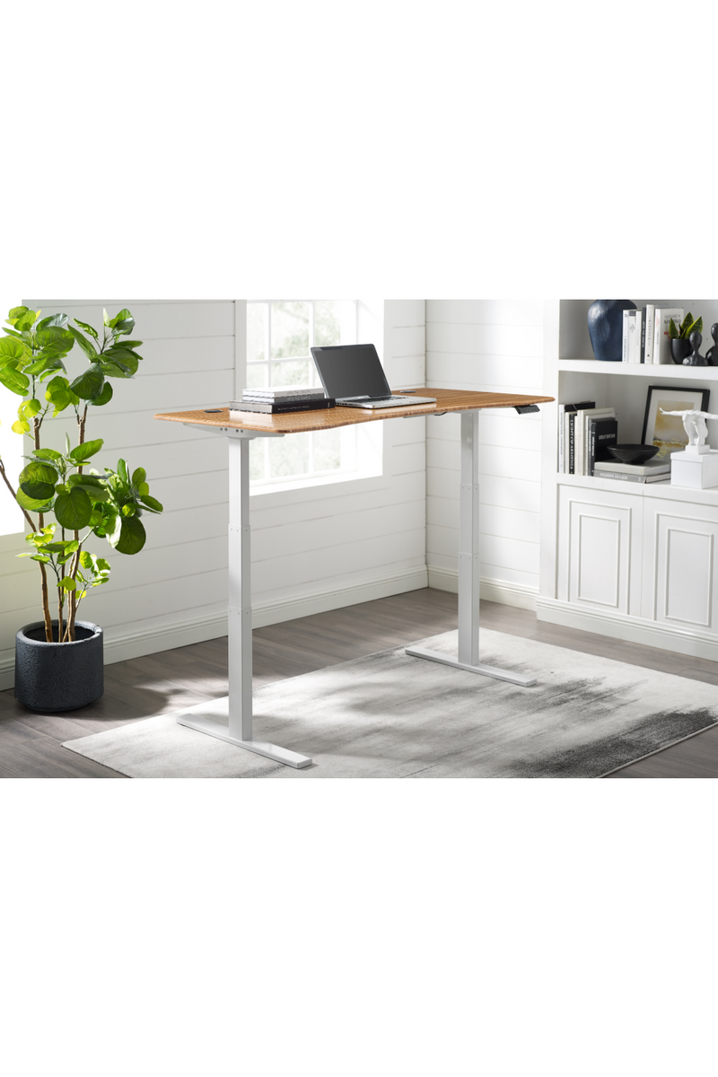 Adjustable Bamboo Hi-Low Desk | Greenington Ascent | Woodfurniture.com