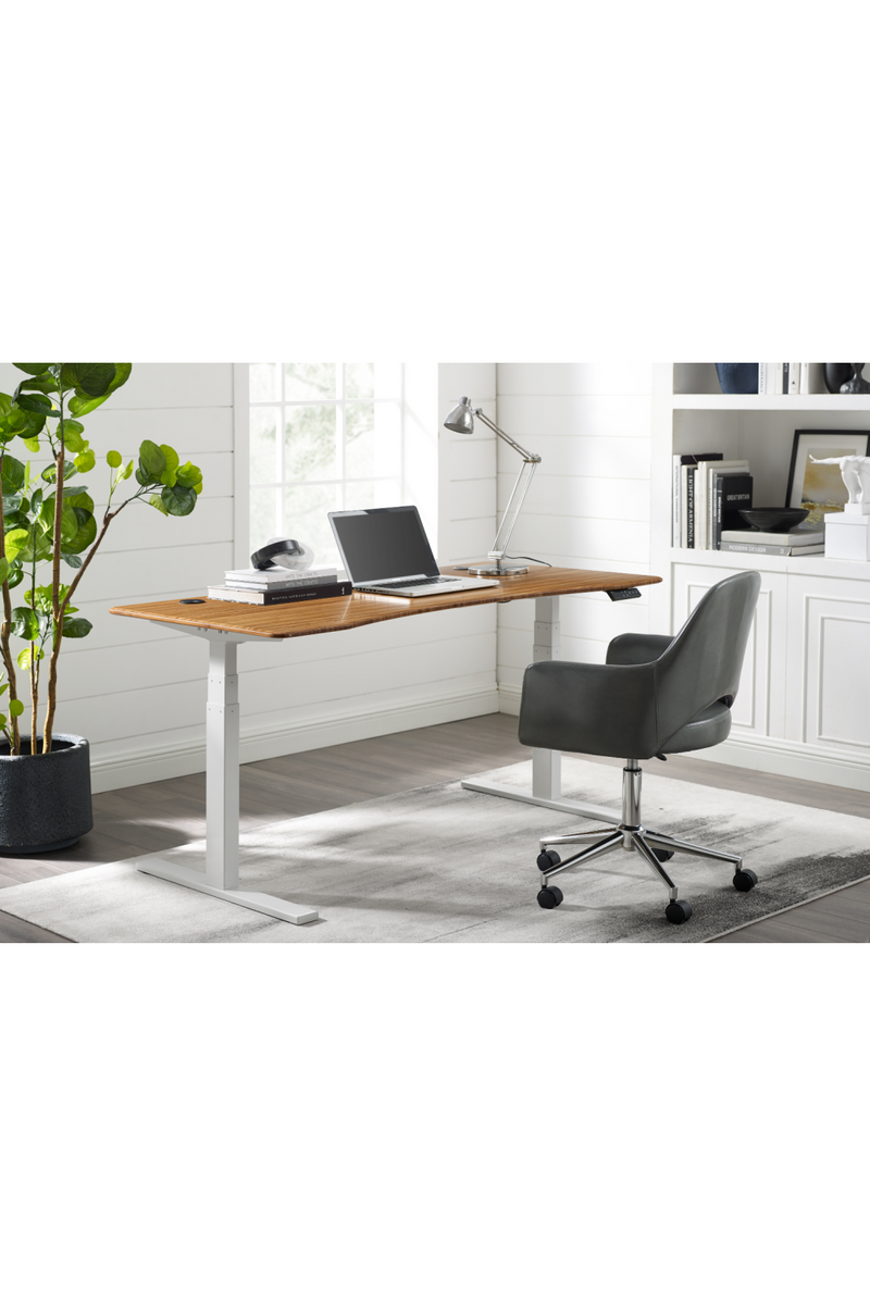 Adjustable Bamboo Hi-Low Desk | Greenington Ascent | Woodfurniture.com