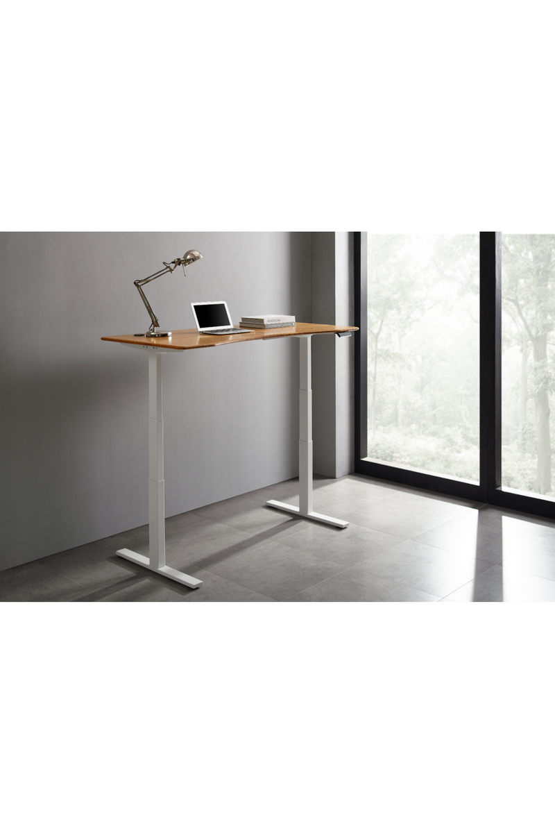 Adjustable Bamboo Hi-Low Desk | Greenington Ascent | Woodfurniture.com