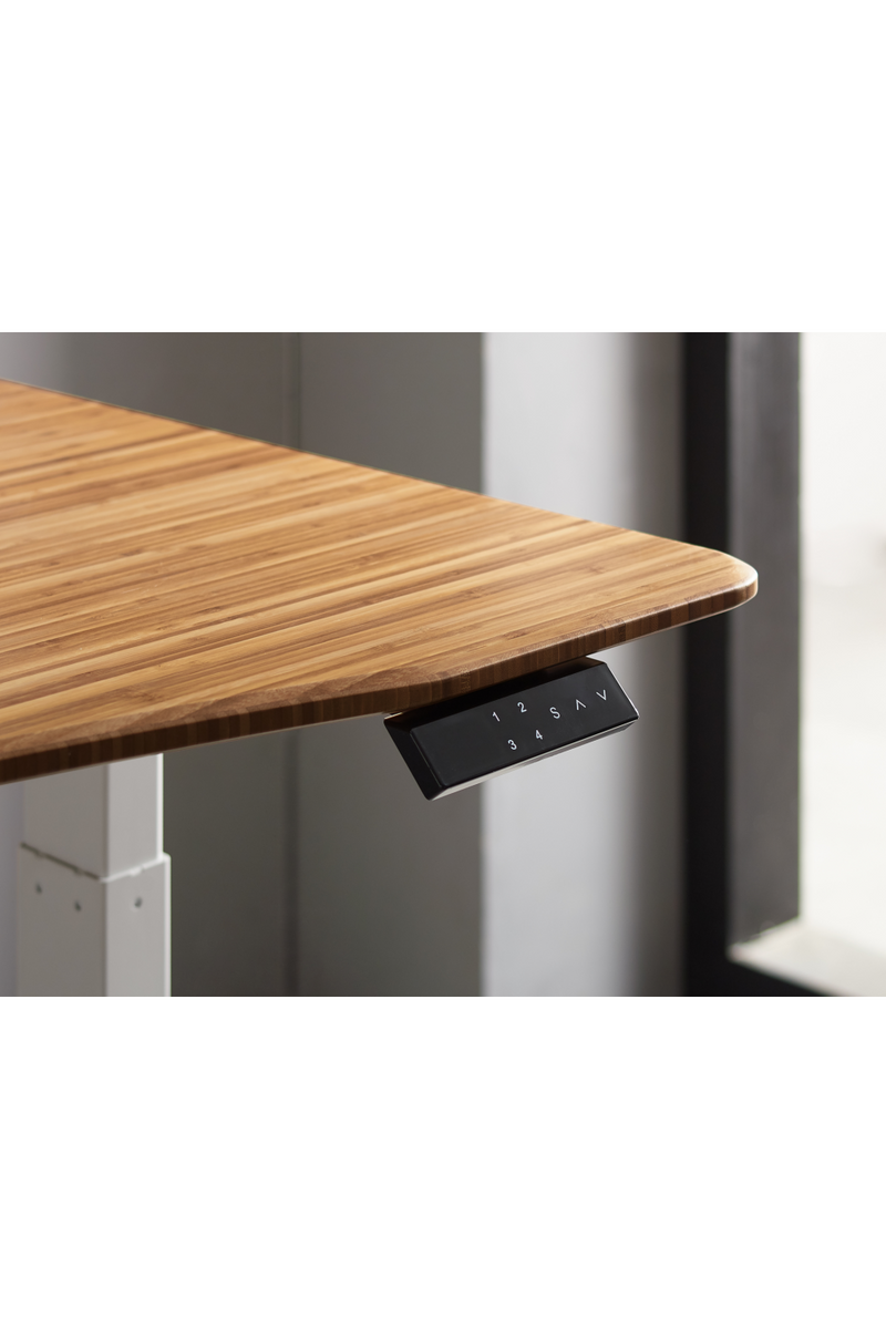 Adjustable Bamboo Hi-Low Desk | Greenington Ascent | Woodfurniture.com