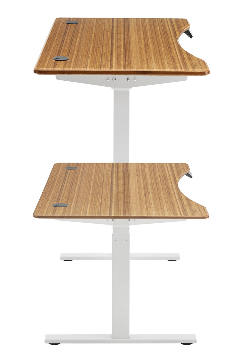 Adjustable Bamboo Hi-Low Desk | Greenington Ascent | Woodfurniture.com