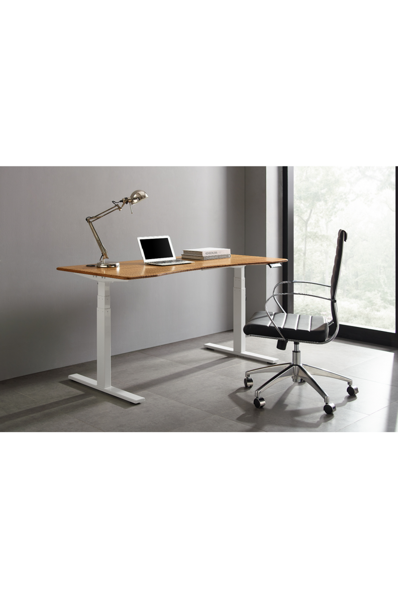 Adjustable Bamboo Hi-Low Desk | Greenington Ascent | Woodfurniture.com