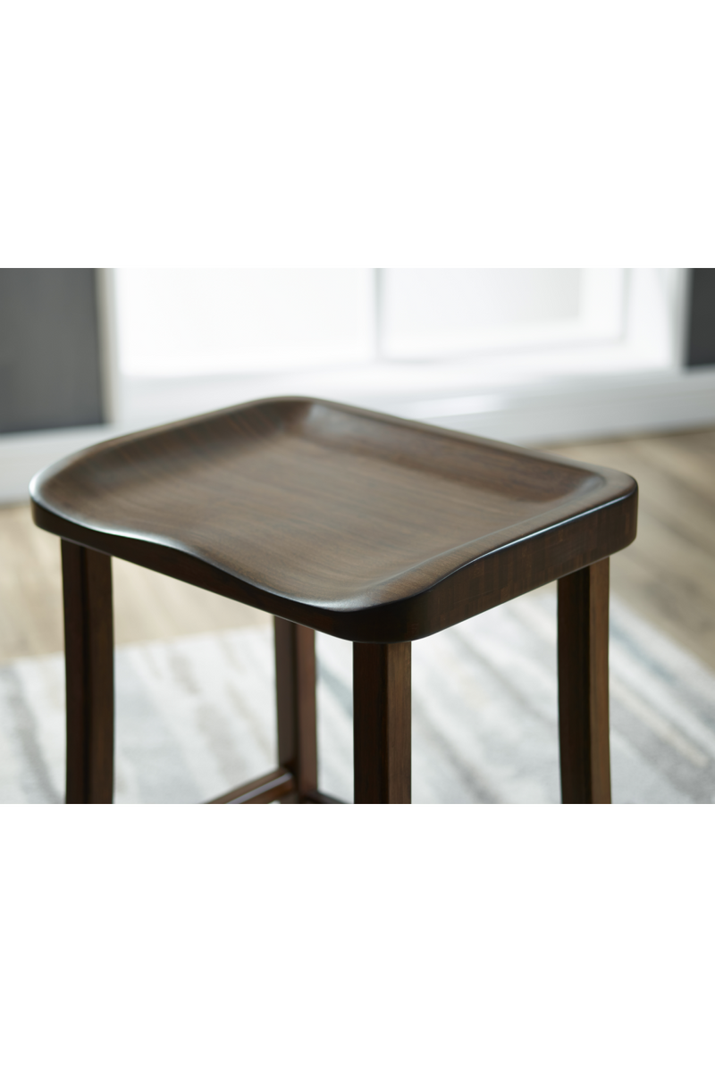 Solid Bamboo Counter Stools (2) | Greenington Tulip | Woodfurniture.com