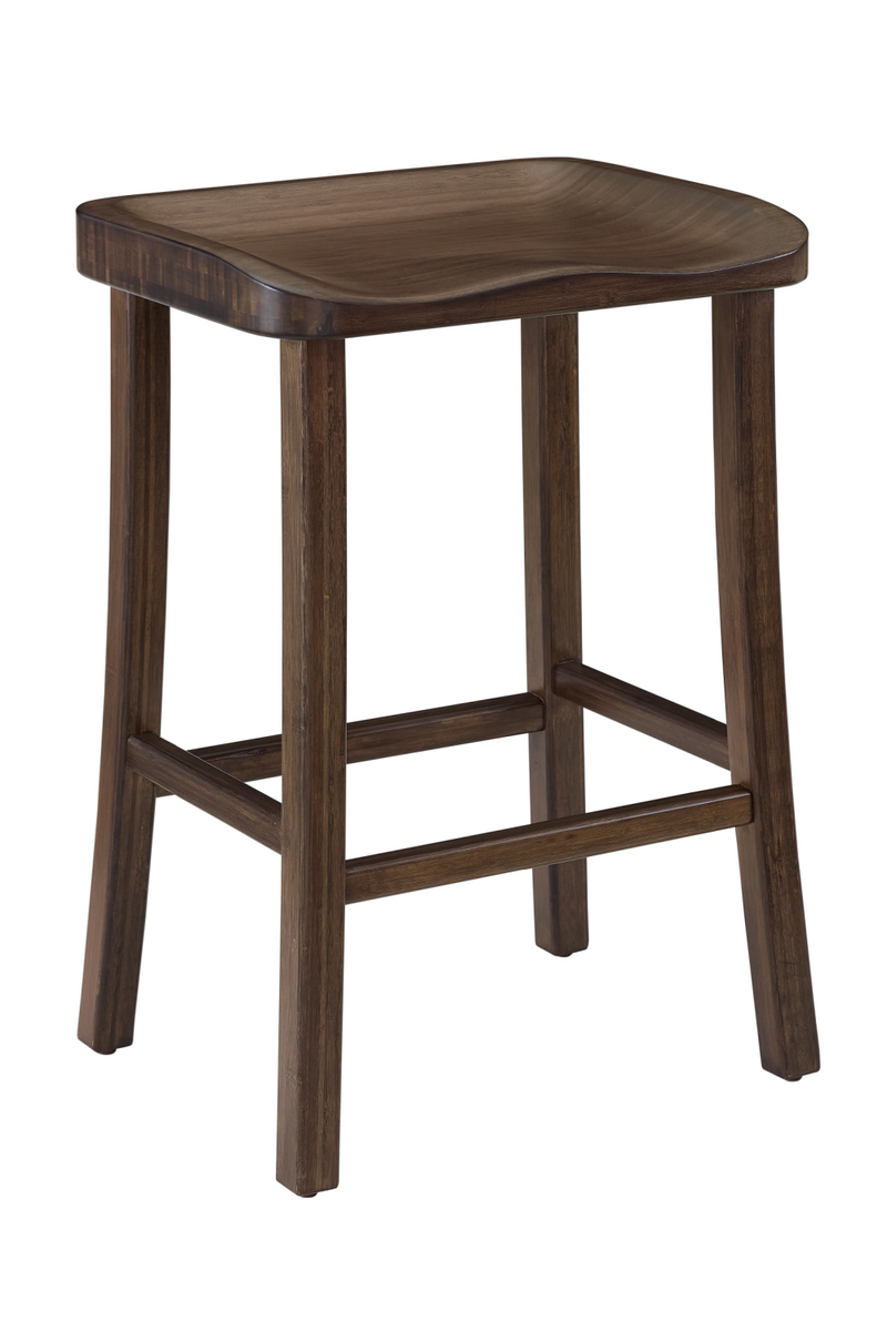 Solid Bamboo Counter Stools (2) | Greenington Tulip | Woodfurniture.com