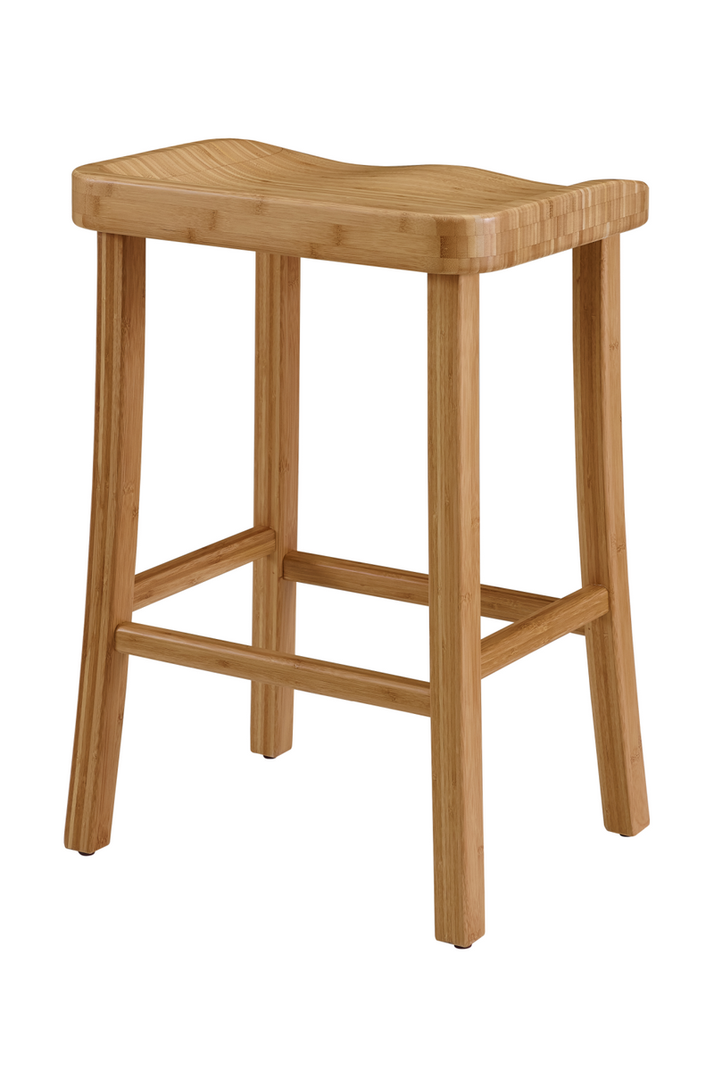 Solid Bamboo Counter Stools (2) | Greenington Tulip | Woodfurniture.com