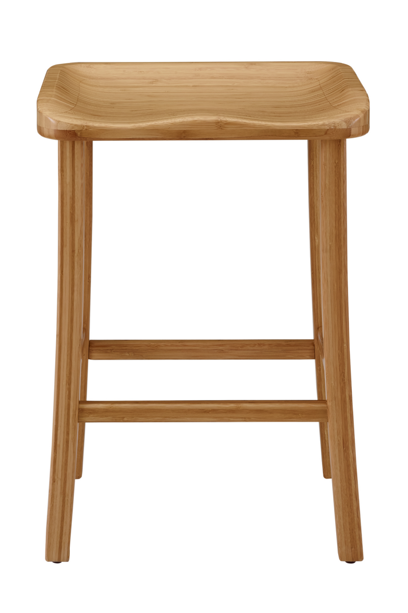 Solid Bamboo Counter Stools (2) | Greenington Tulip | Woodfurniture.com