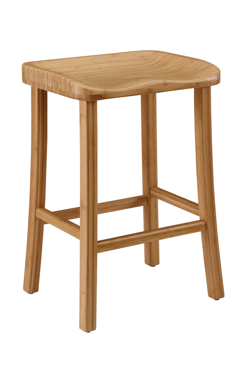 Solid Bamboo Counter Stools (2) | Greenington Tulip | Woodfurniture.com