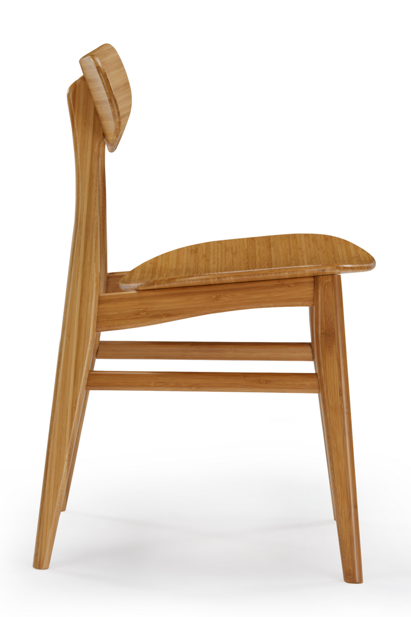 Scandinavian Bamboo Dining Chair (Set of 2) | Greenington Cassia | Oroatrade.com