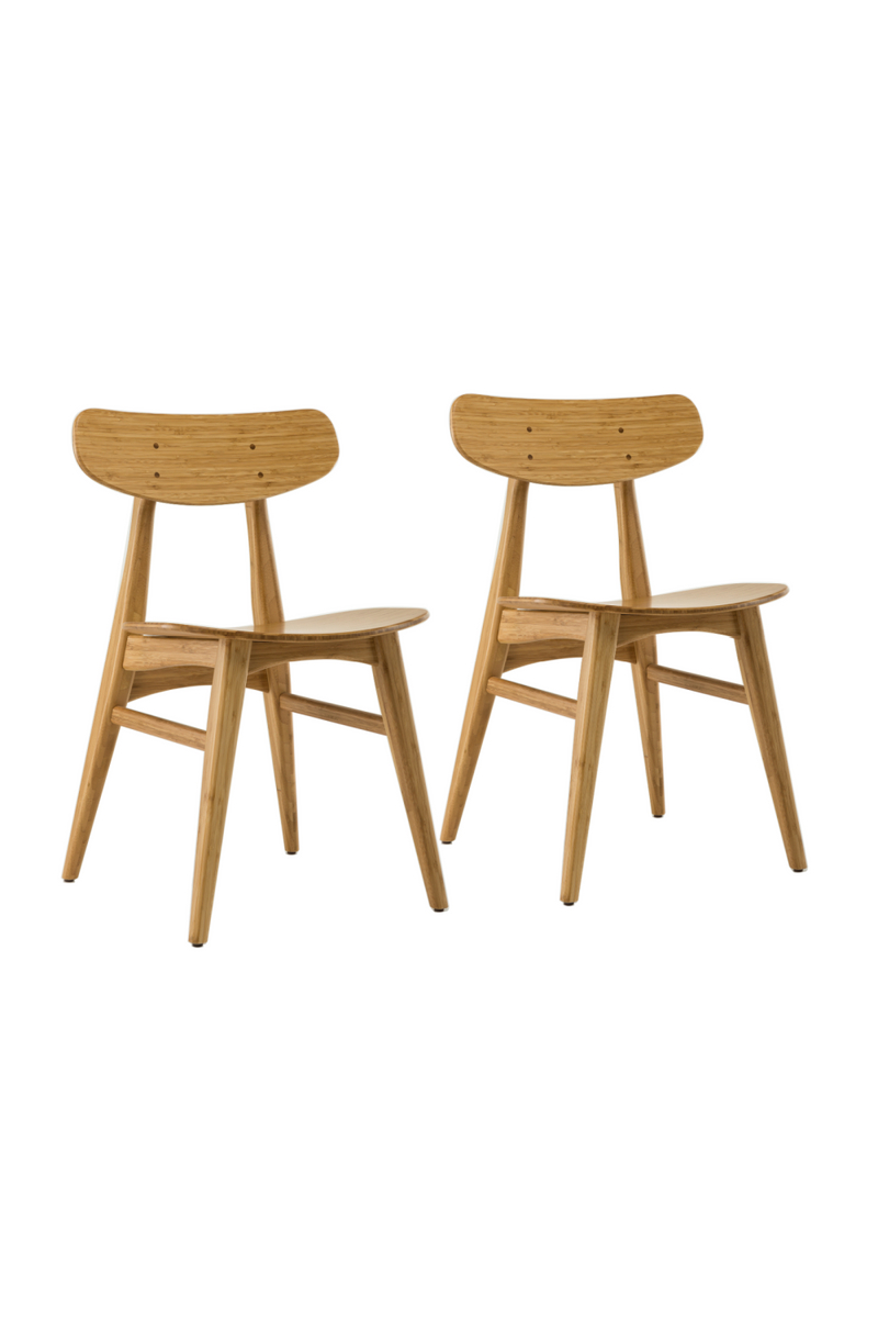 Scandinavian Bamboo Dining Chair (Set of 2) | Greenington Cassia | Oroatrade.com