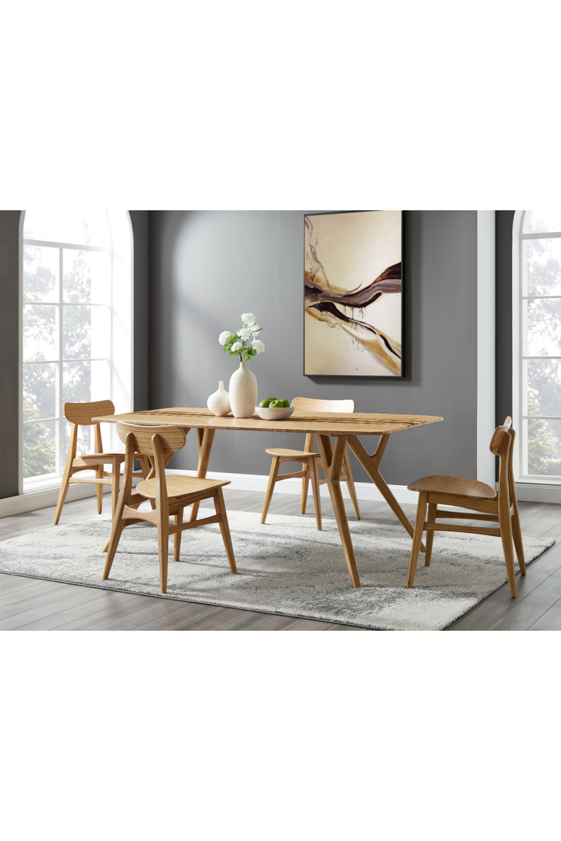 Scandinavian Bamboo Dining Chair (Set of 2) | Greenington Cassia | Oroatrade.com