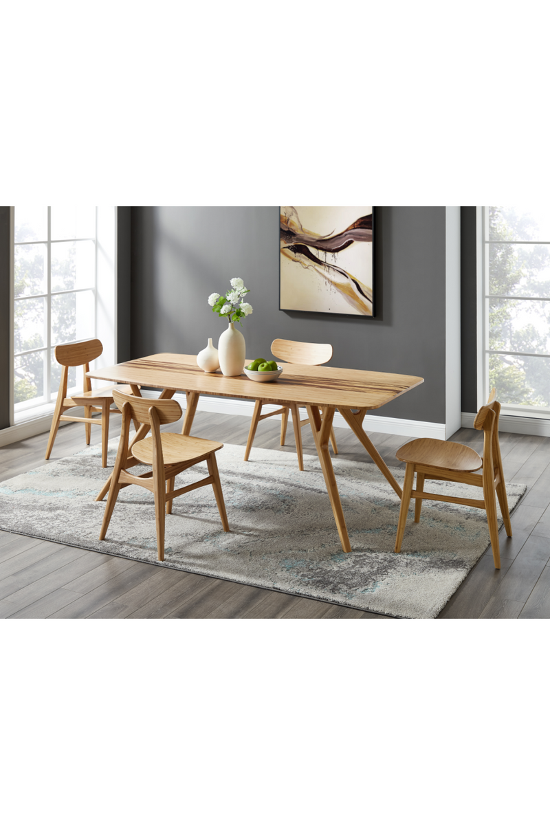 Scandinavian Bamboo Dining Chair (Set of 2) | Greenington Cassia | Oroatrade.com