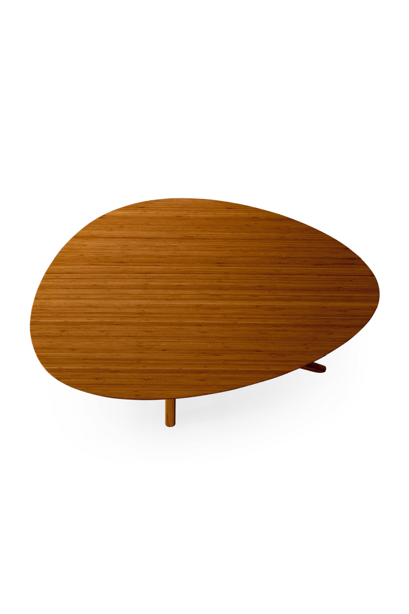 Oval Bamboo Coffee Table | Greenington Rosemary | Woodfurniture.com