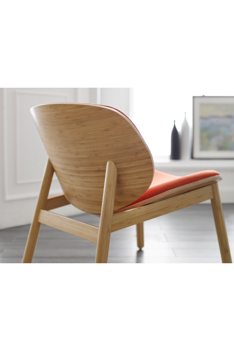 Angled Bamboo Lounge Chair | Greenington Danica | Woodfurniture.com