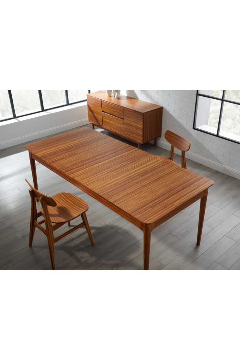 Extendable Bamboo Dining Table | Greenington Erikka | Woodfurniture.com