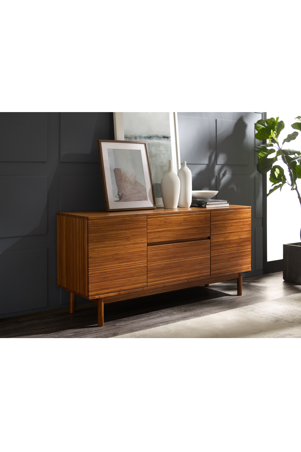 Amber Bamboo Credenza | Greenington Erikka | Woodfurniture.com