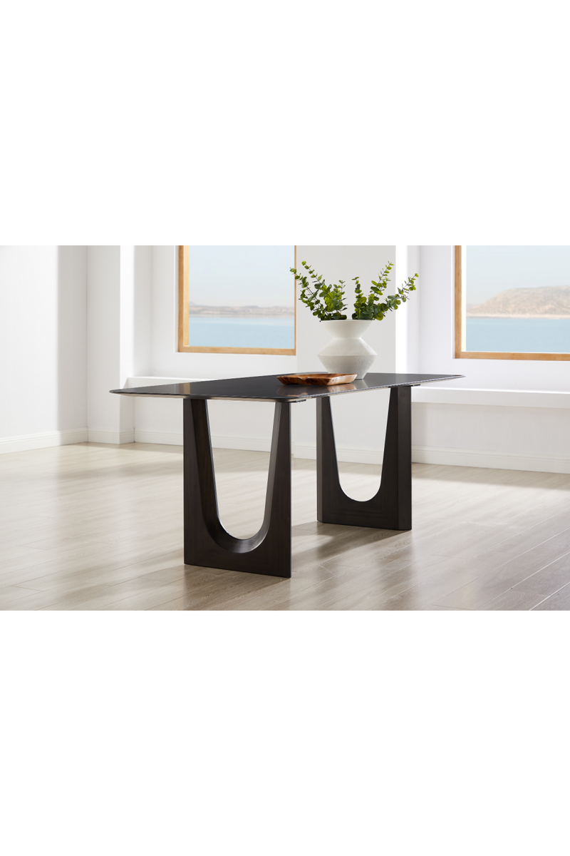 Solid Bamboo Modern Dining Table | Greenington Hanna | Woodfurniture.com